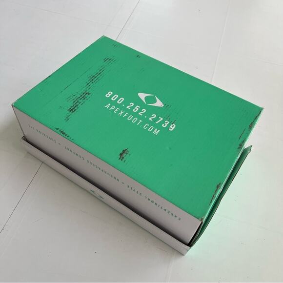 New APEX Lace Walking Walker X Last Shoe Black X801M Men's SIZE 9 - Picture 10 of 10